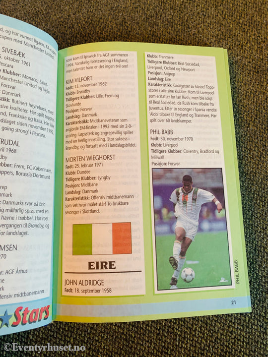 Euro Stars (Boing). 1993/95. Fotballbok. Fortelling