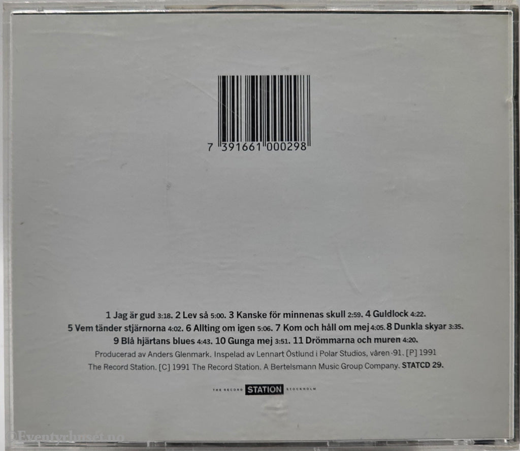 Eva Dahlgren. 1991. En blekt blondins hjärta. Musikk-CD.