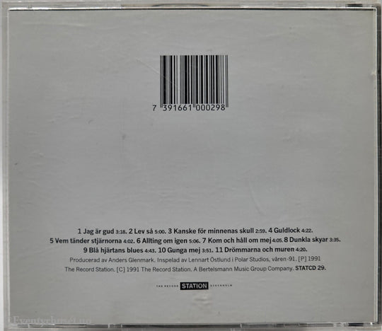 Eva Dahlgren. 1991. En blekt blondins hjärta. Musikk-CD.