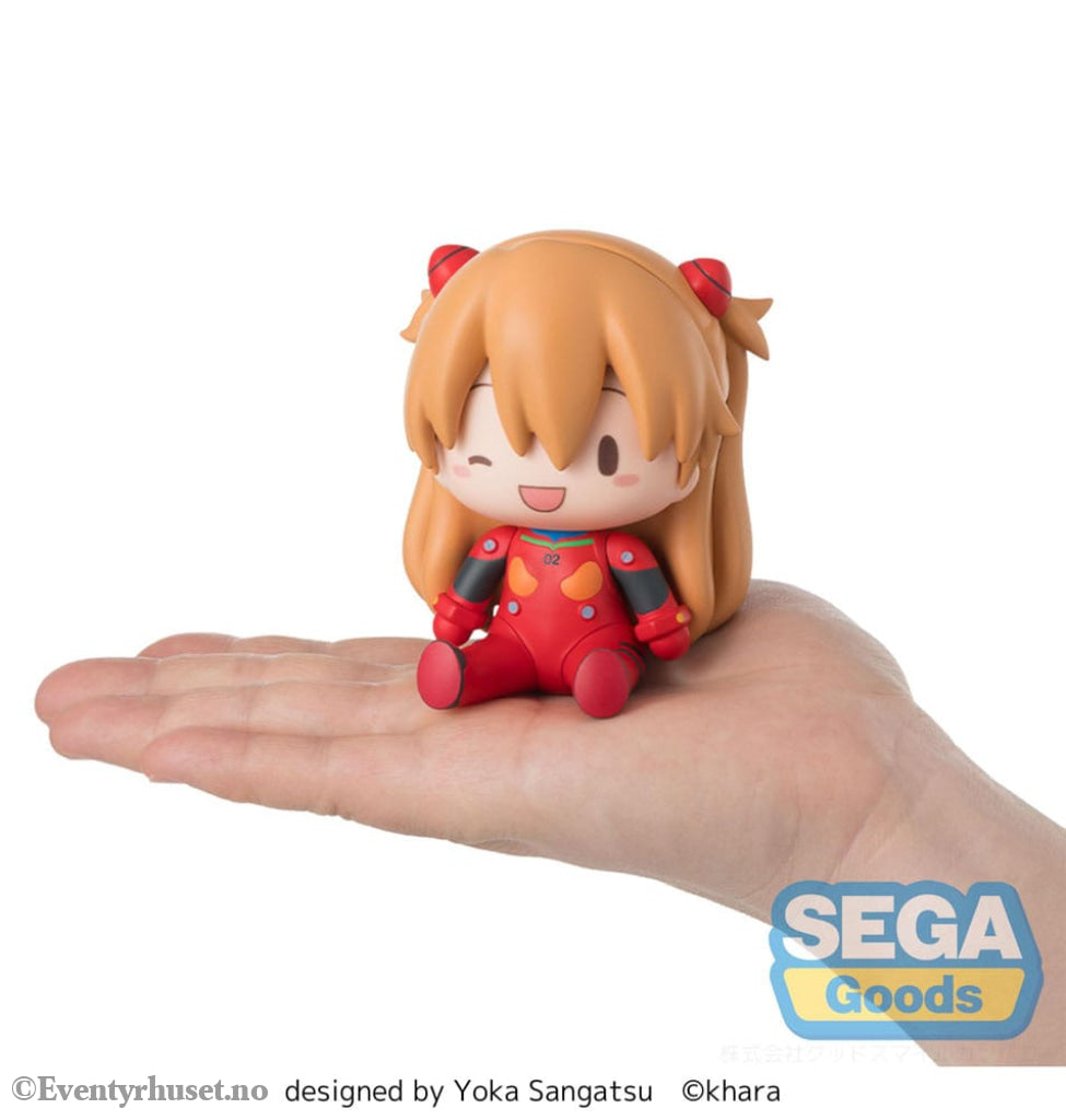 Evangelion: New Theatrical Edition Fuwa Petit Chibi Figure Asuka Plug Suit 8 cm Manga & Anime