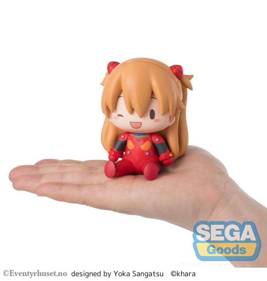 Evangelion: New Theatrical Edition Fuwa Petit Chibi Figure Asuka Plug Suit 8 cm Manga & Anime
