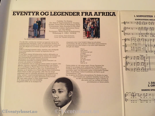 Eventyr Og Legender I Afrika. Lp. Lp Plate