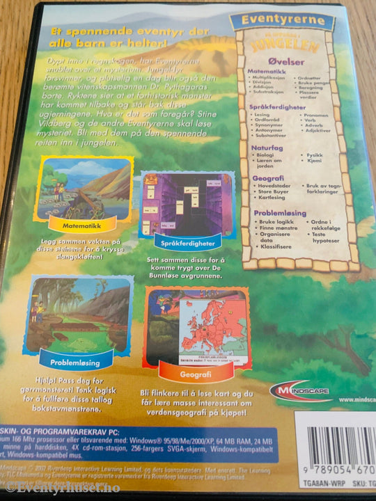 Eventyrerne - På Eventyr I Jungelen. Pc-Spill. Pc Spill