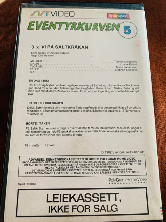 Eventyrkurven. Vol. 05. VHS Big Box. VHS Big Box