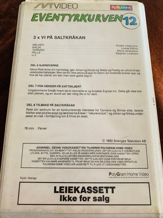 Eventyrkurven. Vol. 12. VHS Big Box. VHS Big Box