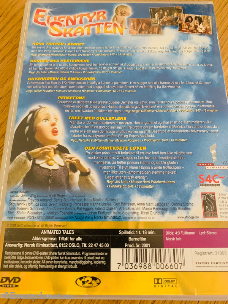 Eventyrskatten (2005). DVD.