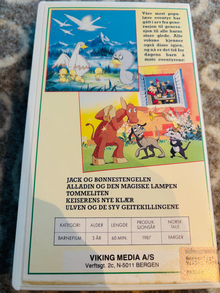 Eventyrtoppen. 1987. VHS. VHS Big Box
