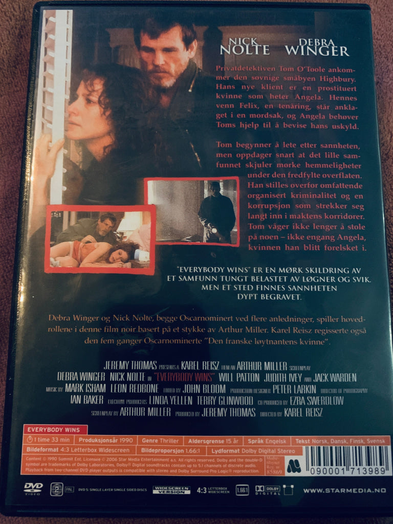 Everybody Wins. 1990. DVD. DVD