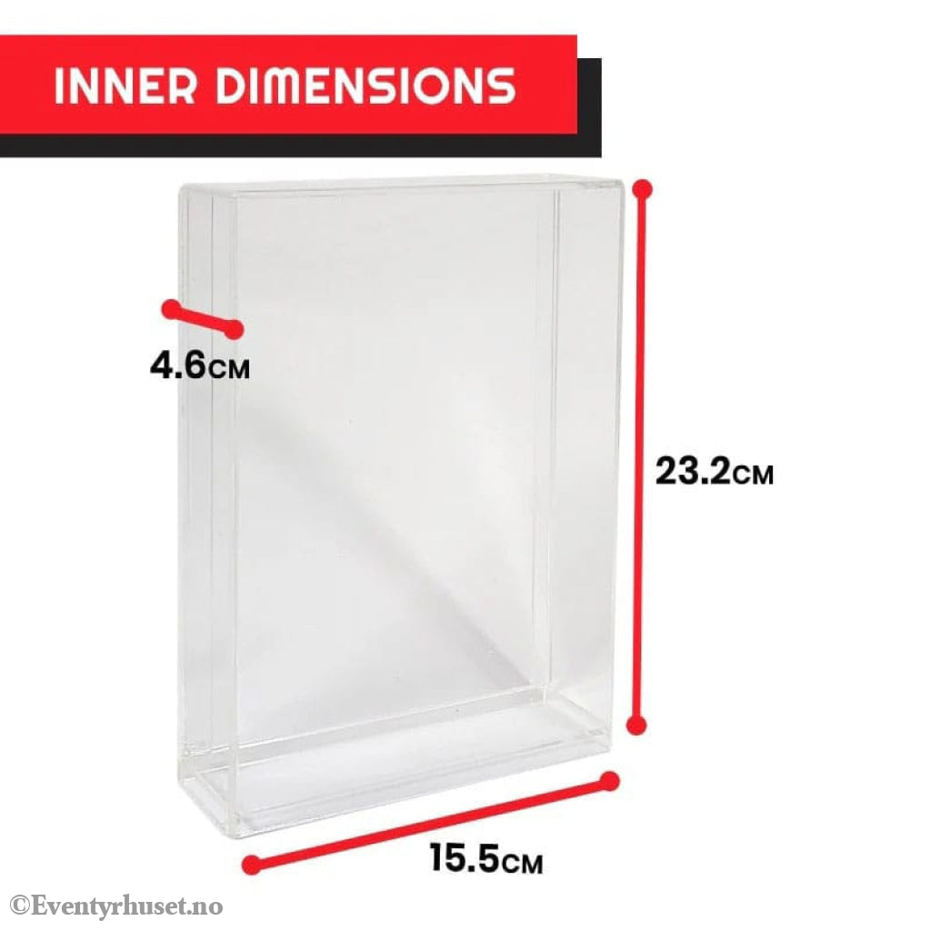 Evoretro Acrylic Display Cases 2-Pack for Action Figures Storage & Protection