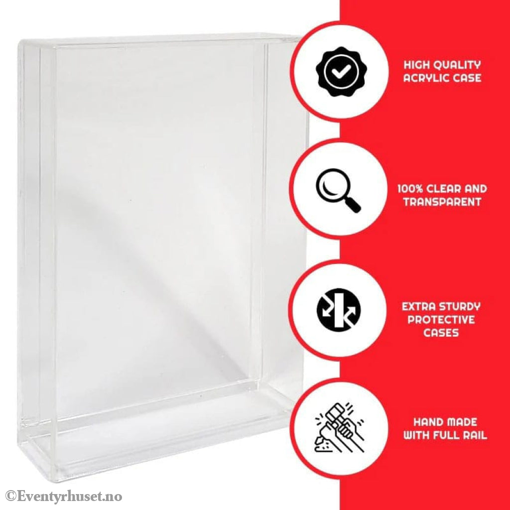 Evoretro Acrylic Display Cases 2-Pack for Action Figures Storage & Protection