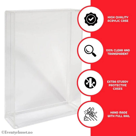 Evoretro Acrylic Display Cases 2-Pack for Action Figures Storage & Protection