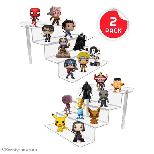 Evoretro Acrylic Shelf Riser 2-Pack RS6 Storage & Protection