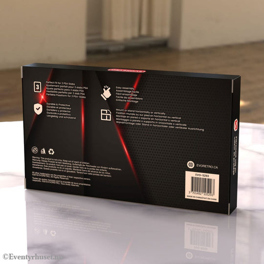 Evoretro Graded Card Display Frame for 3 PSA Graded Cards Storage & Protection