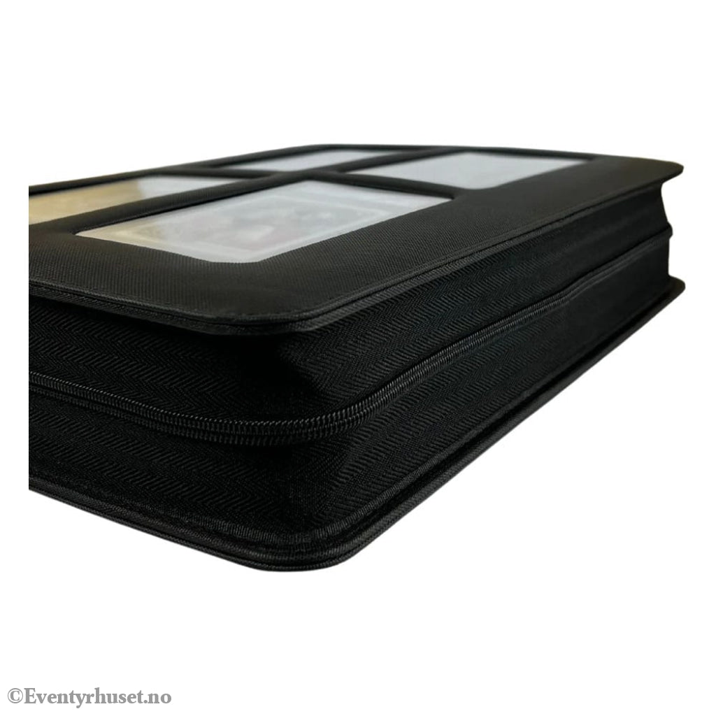 Evoretro Premium Card Slab Binder with Window Black Storage & Protection