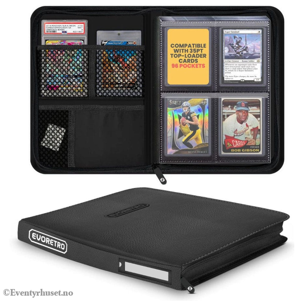 Evoretro Shield+ Topload Cards Binder Compact 96 Karten Black Storage & Protection