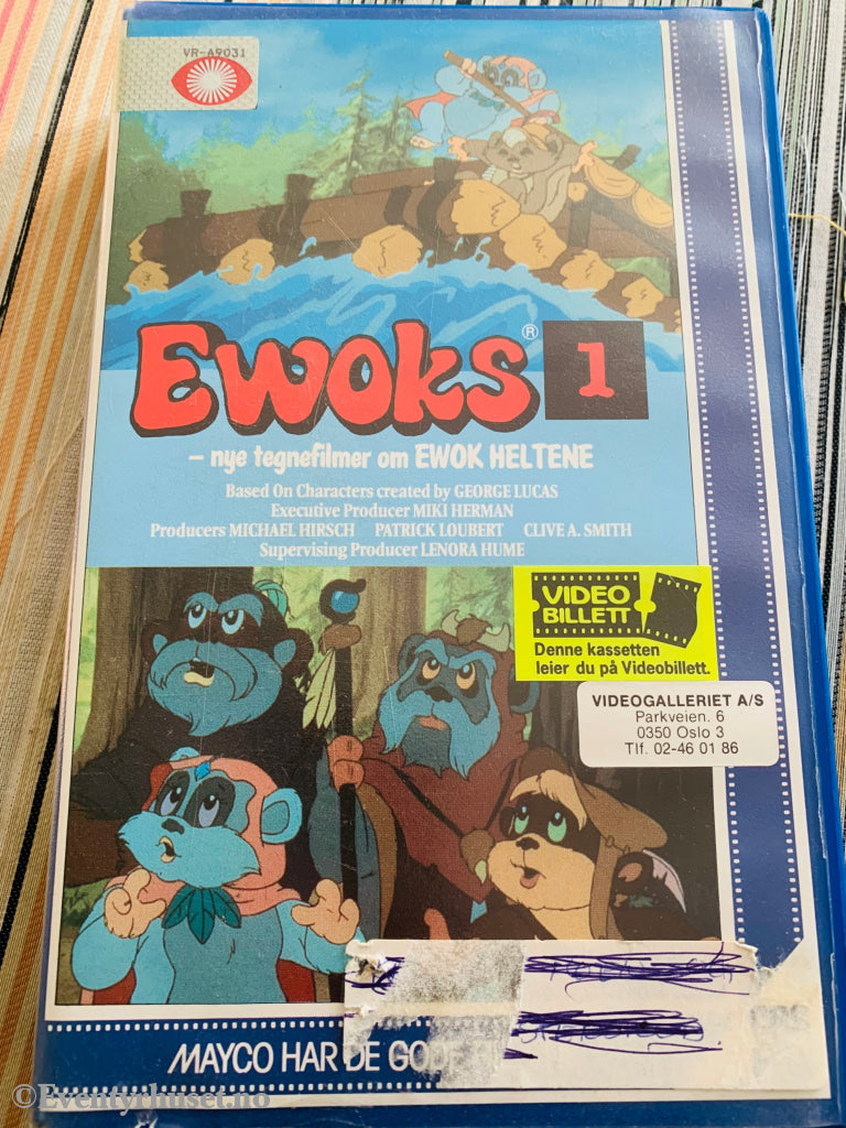 Ewoks 1. 1986. Vhs Big Box. Box