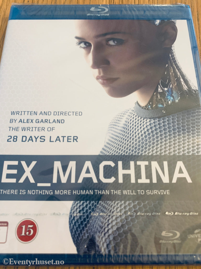 Ex Machina (2014). Blu-Ray. Ny i plast!