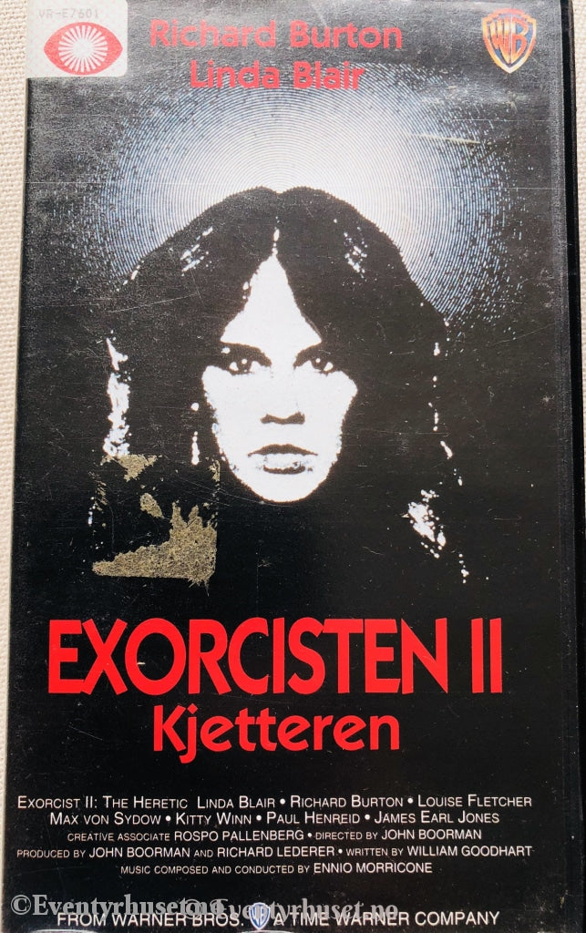 Exorsisten 2. Kjetteren. 1979. Vhs. Vhs