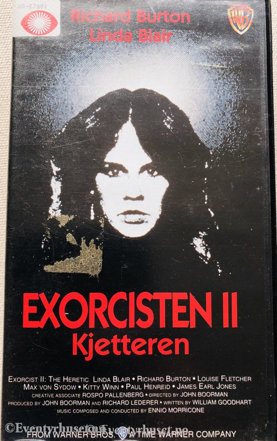Exorsisten 2. Kjetteren. 1979. Vhs. Vhs