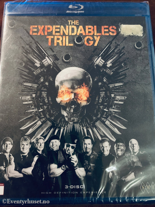 Expendables Triology. Blu-ray. Ny i plast!