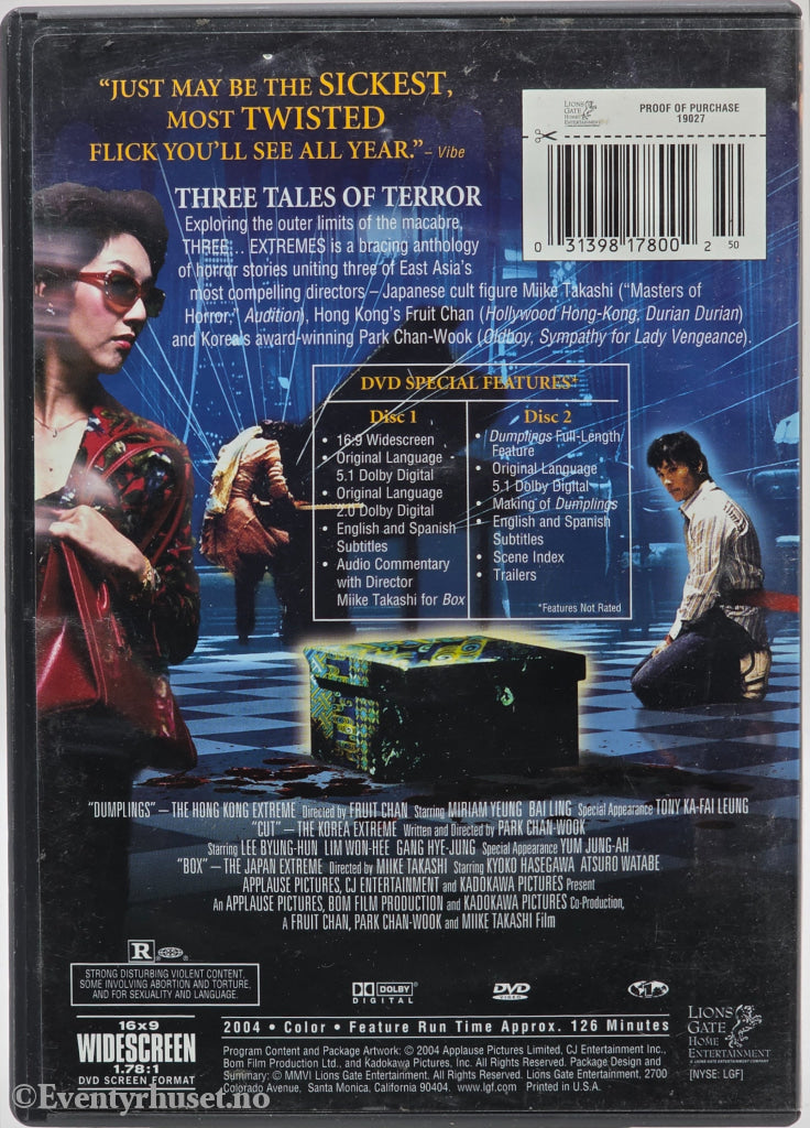 Extremes 3. 2004. DVD.