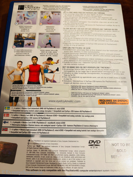 EyeToy Kinetic. PS2.