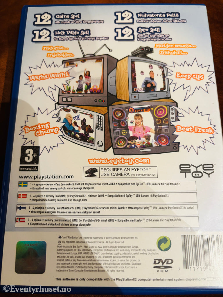 EyeToy Play. PS2.