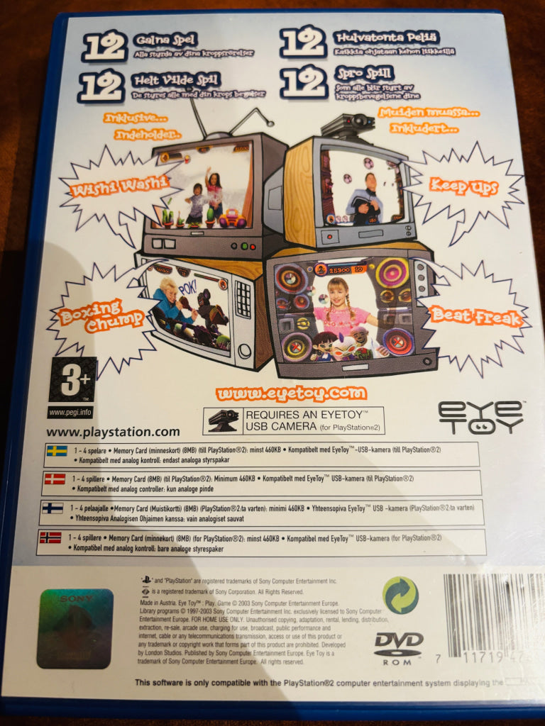EyeToy Play. PS2.