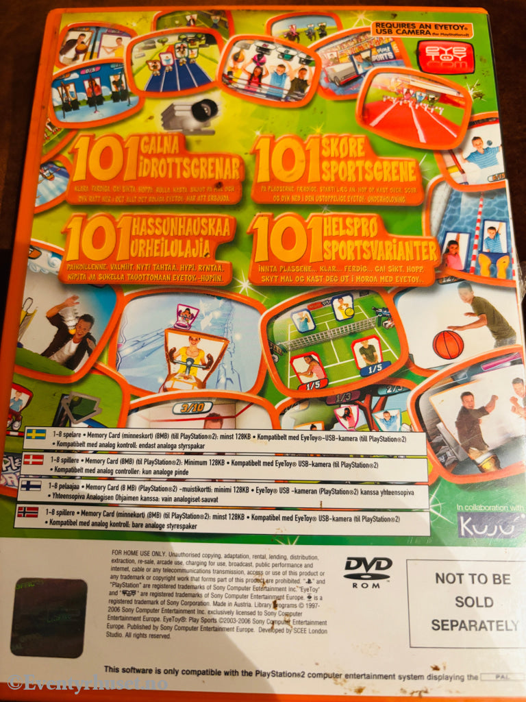 EyeToy Play Sports. PS2.