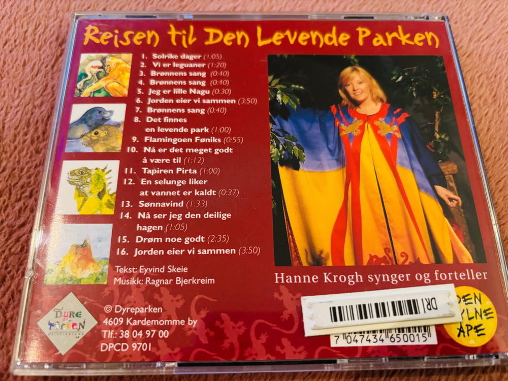 Eyvind Skeie – Reisen til den levende parken. Lydbok på CD.
