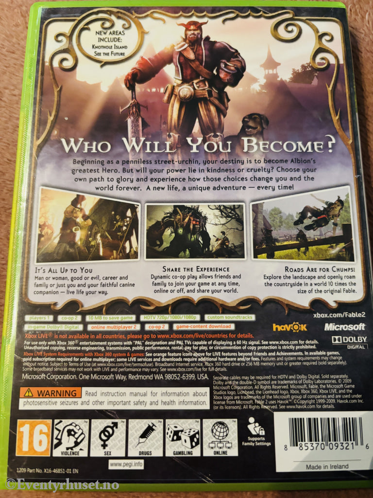 Fable II (Classics). Xbox 360.