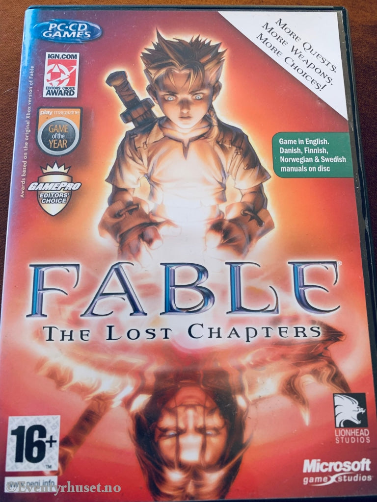 Fable - The Lost Chapters. Pc-Spill. Pc Spill