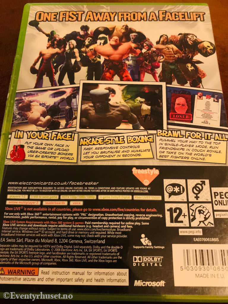 FaceBreaker. Xbox 360