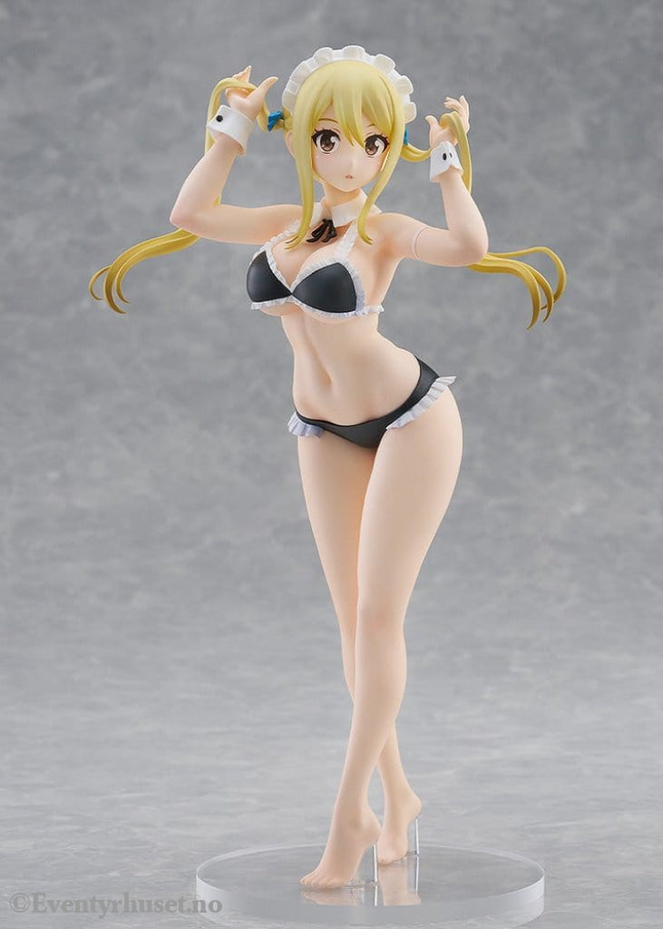 Fairy Tail 100 Years Quest Beach Queens Pop Up Parade PVC Statue Lucy Heartfilia: Virgo Form Swimsuit Ver. L Size 23 cm