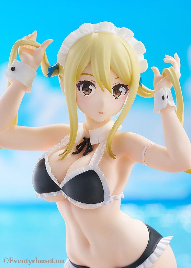 Fairy Tail 100 Years Quest Beach Queens Pop Up Parade PVC Statue Lucy Heartfilia: Virgo Form Swimsuit Ver. L Size 23 cm