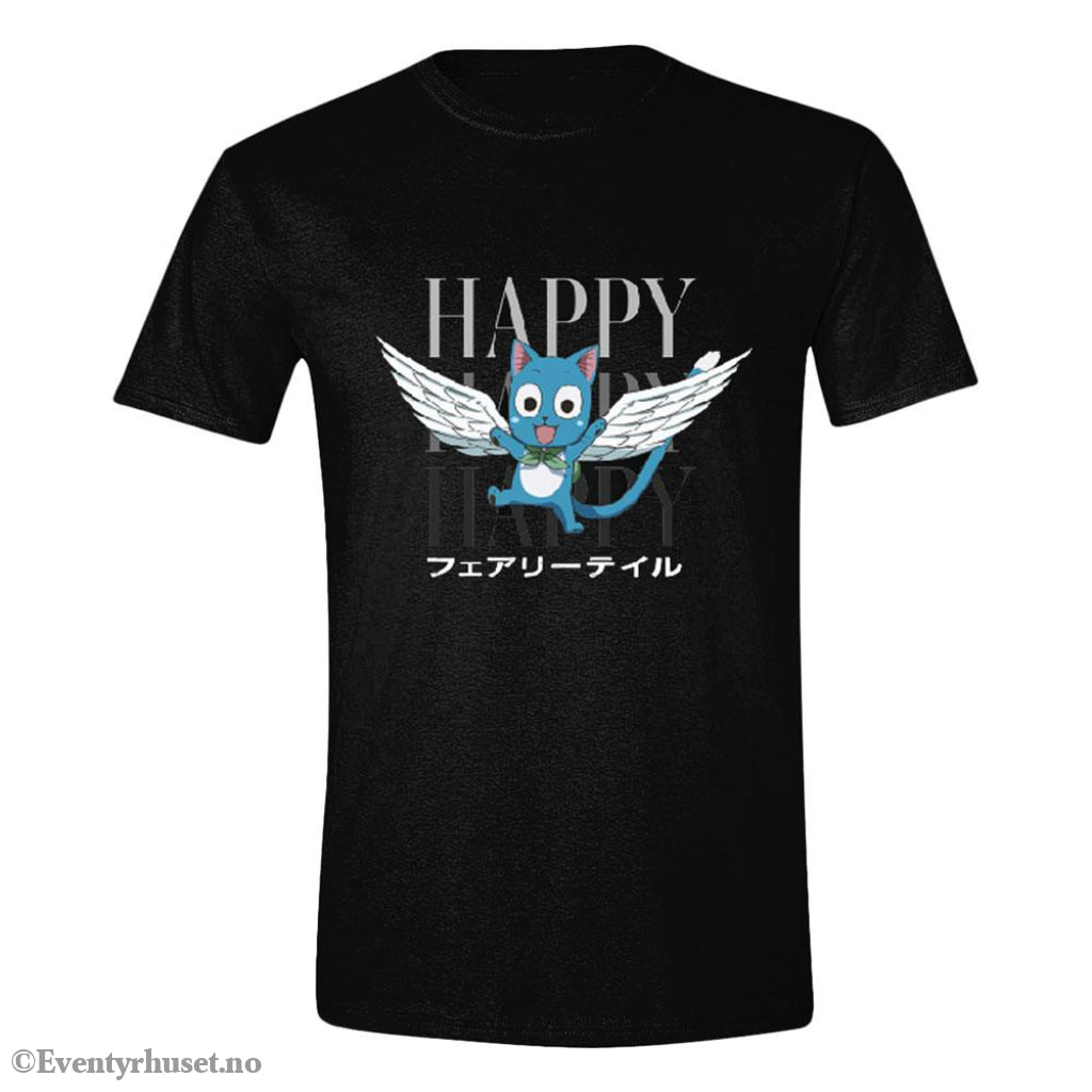 Fairy Tail T-Shirt Happy Happy Happy Size XL Manga & Anime