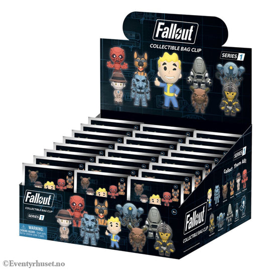 Fallout 3D Foam Bag Clips Series 1 Display (24) Fashion & Accessories