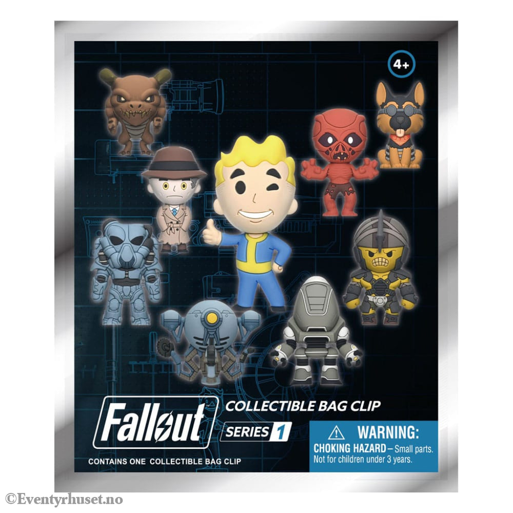 Fallout 3D Foam Bag Clips Series 1 Display (24) Fashion & Accessories