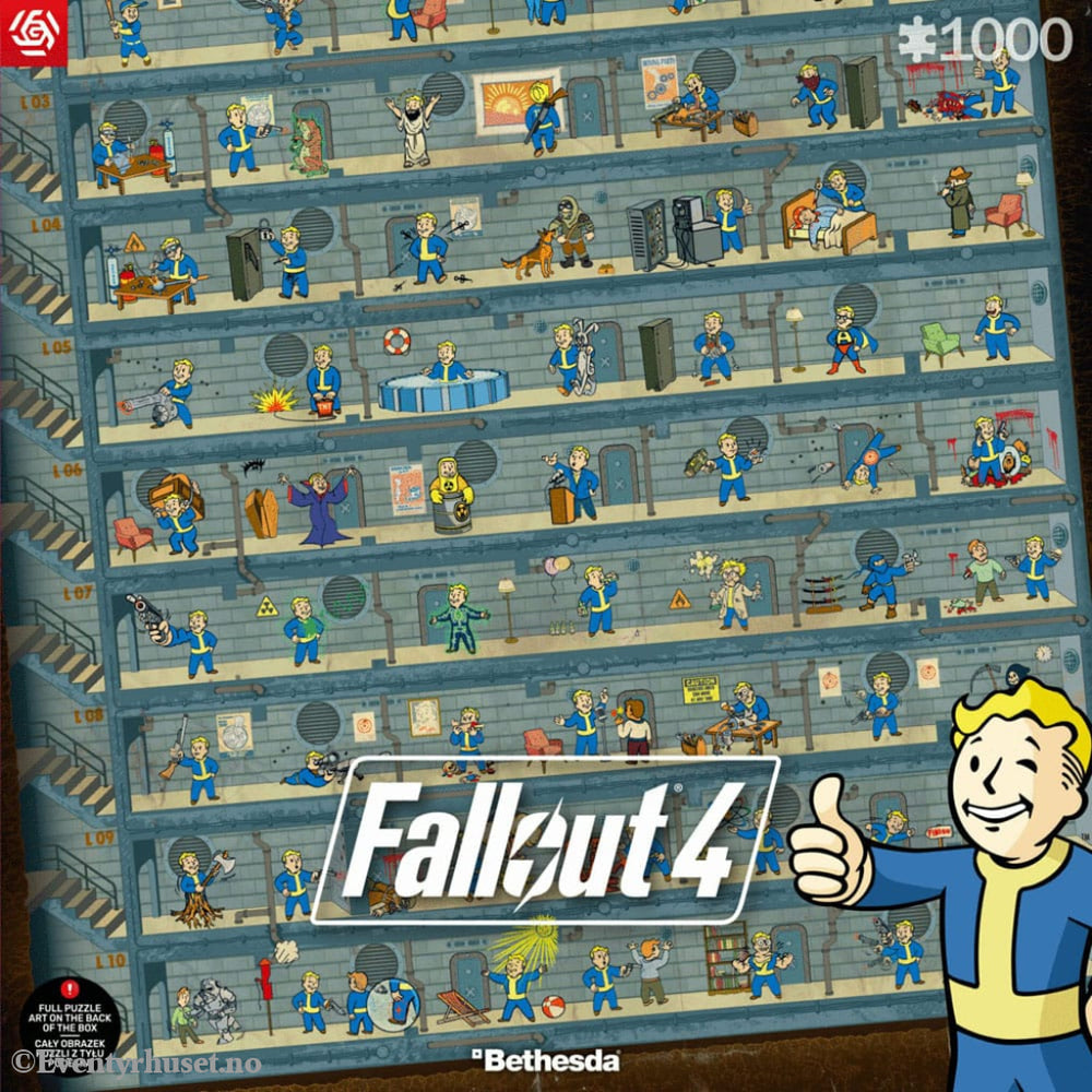 Fallout 4 Puzzle Perk Poster (1000 pieces) Home & Gifts