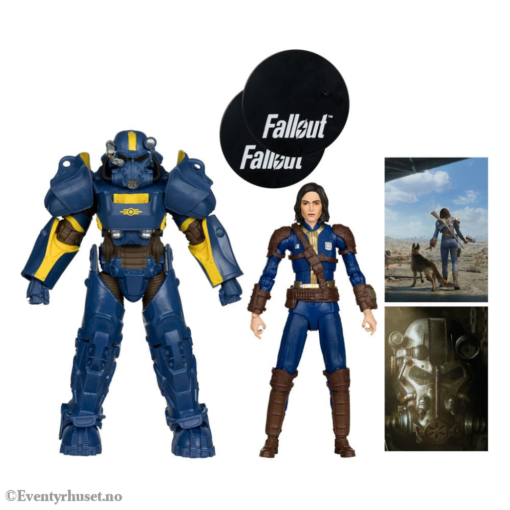 Fallout 4 Statue 2-Pack T-60 Vault Tec & Sole Survivor 18 cm Toys