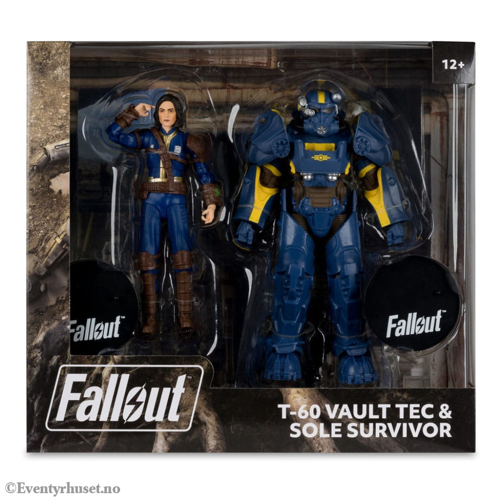 Fallout 4 Statue 2-Pack T-60 Vault Tec & Sole Survivor 18 cm Toys