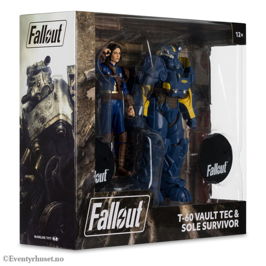 Fallout 4 Statue 2-Pack T-60 Vault Tec & Sole Survivor 18 cm Toys