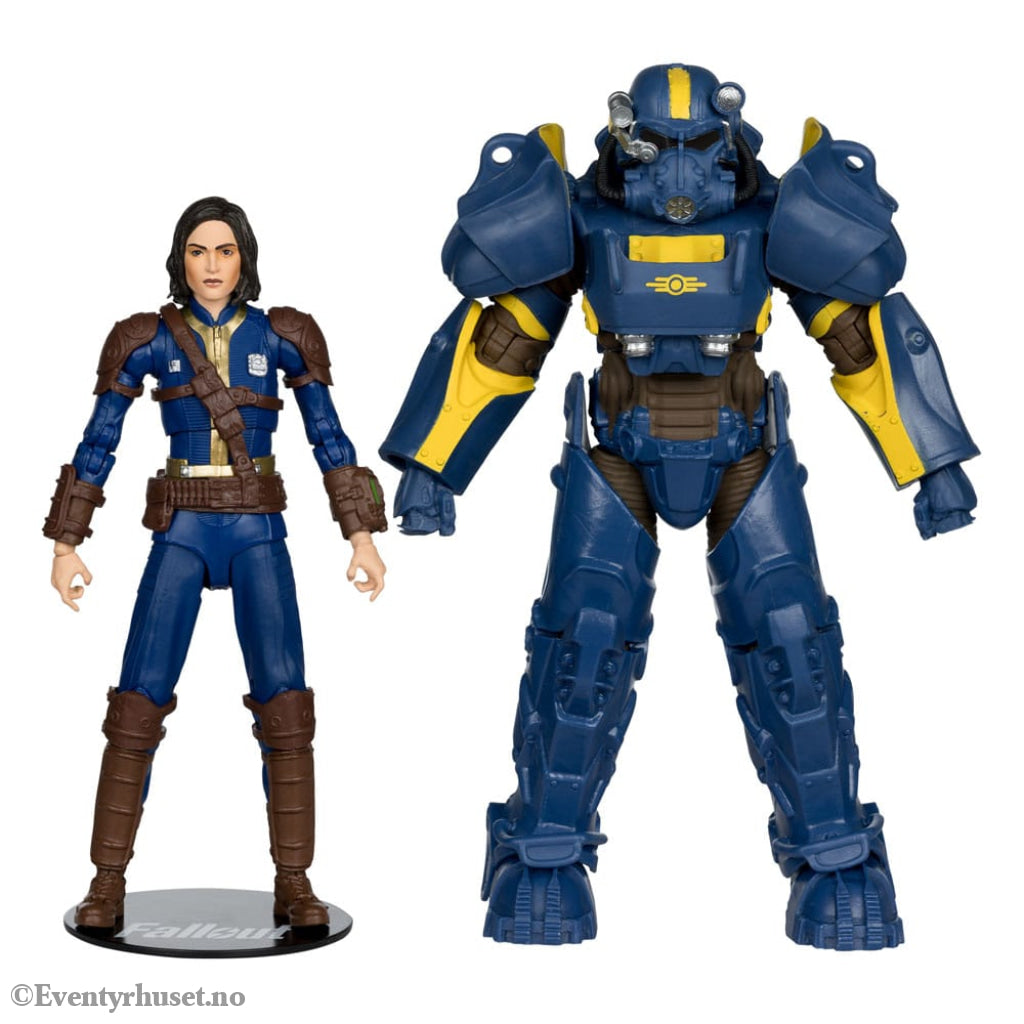 Fallout 4 Statue 2-Pack T-60 Vault Tec & Sole Survivor 18 cm Toys