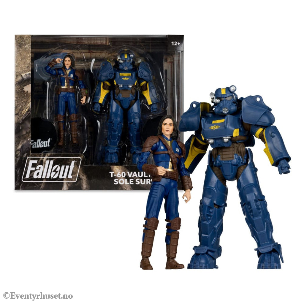 Fallout 4 Statue 2-Pack T-60 Vault Tec & Sole Survivor 18 cm Toys