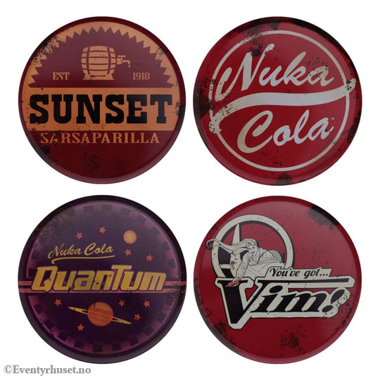 Fallout Coaster 4-Pack Metal Drinks Home & Gifts