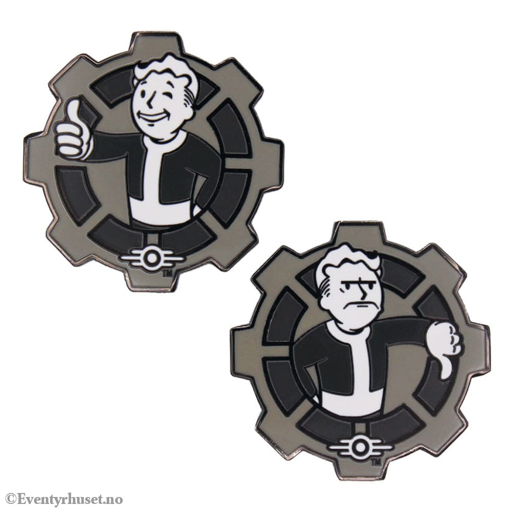 Fallout Collectable Coin Decision Black & White Limited Edition Collectibles