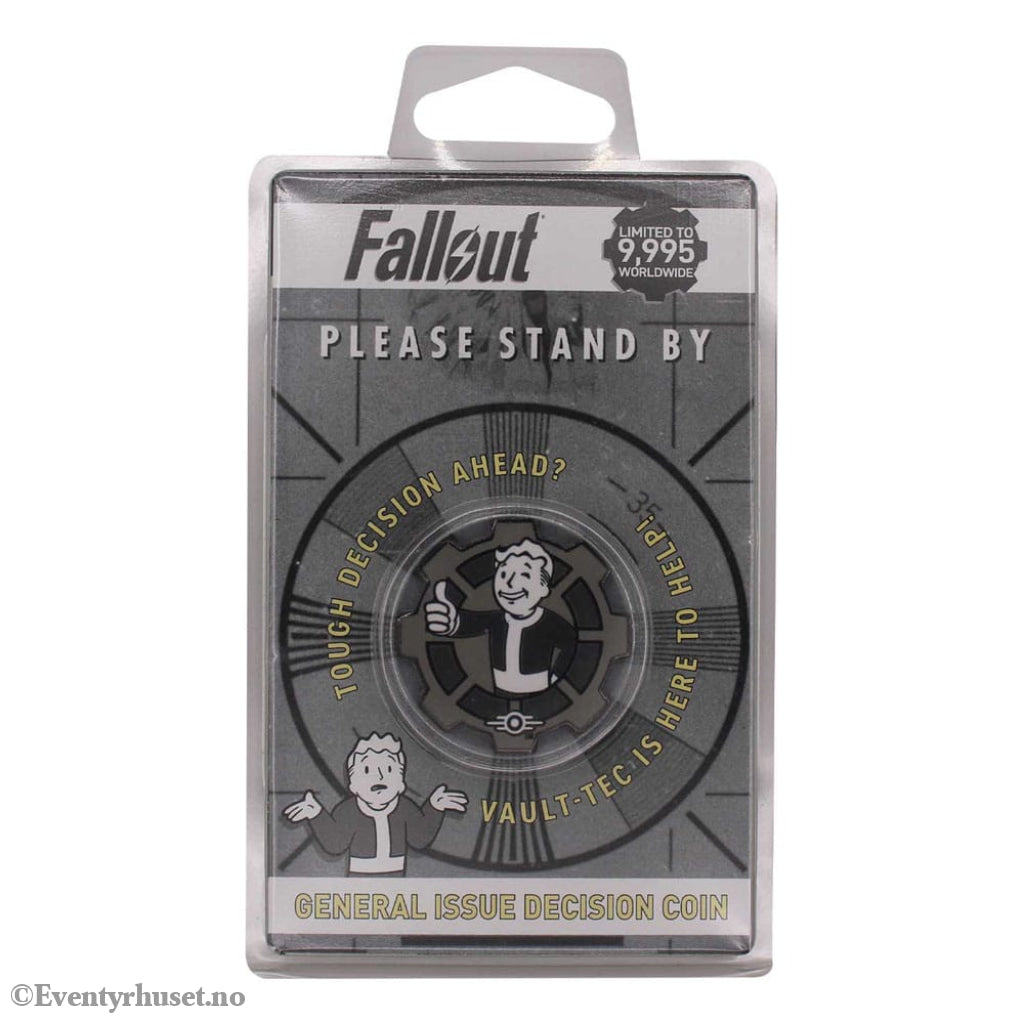Fallout Collectable Coin Decision Black & White Limited Edition Collectibles