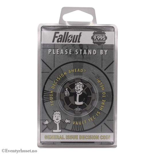 Fallout Collectable Coin Decision Black & White Limited Edition Collectibles
