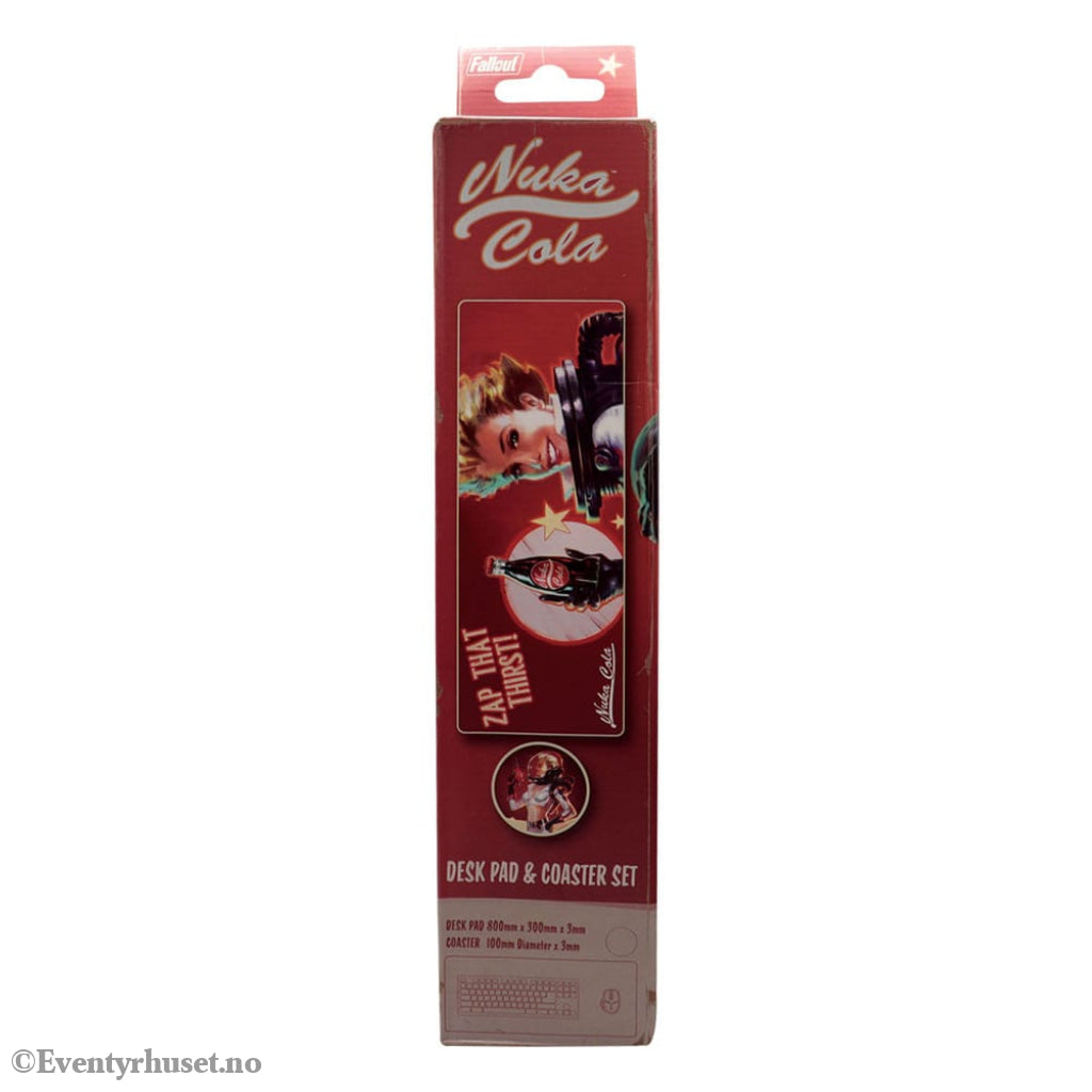 Fallout Desk Pad & Coaster Set Nuka-Cola Home & Gifts