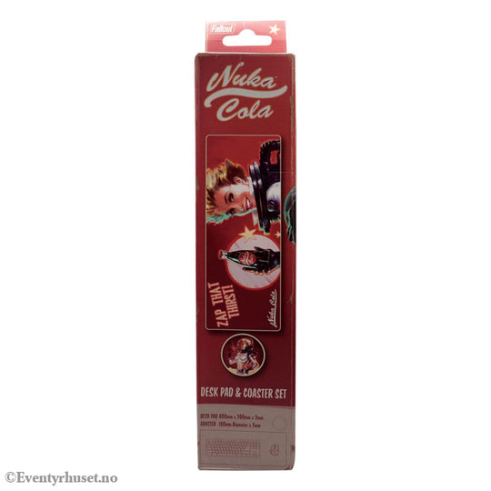 Fallout Desk Pad & Coaster Set Nuka-Cola Home & Gifts